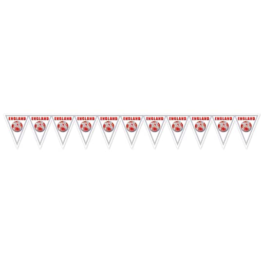 11" x 6.5ft. England Soccer Pennant Banner